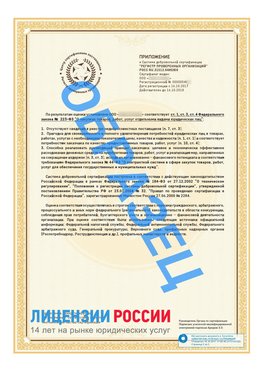 Образец сертификата РПО (Регистр проверенных организаций) Страница 2 Аэропорт "Домодедово" Сертификат РПО